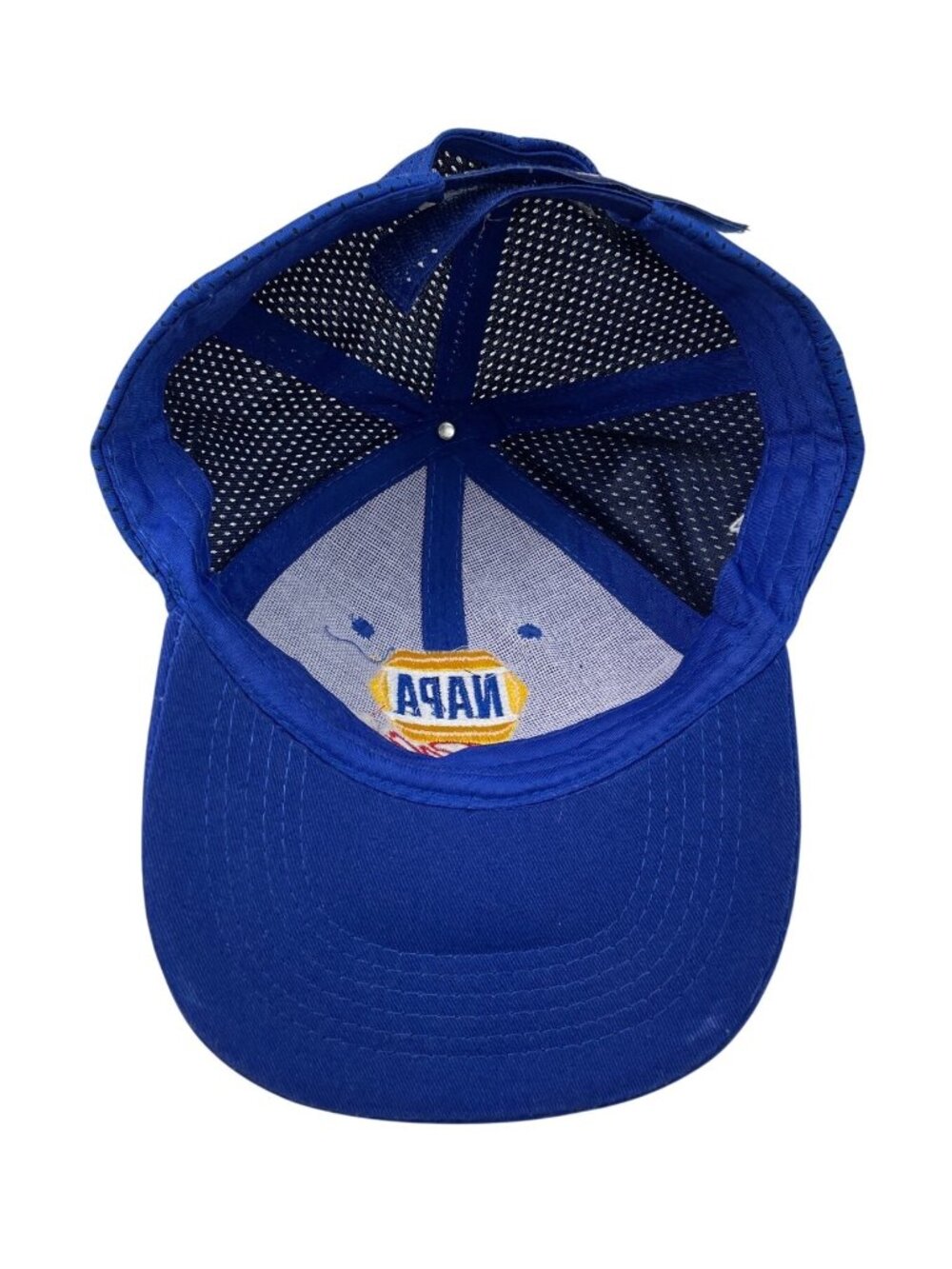 NAPA Racing Embroidered Adjustable Blue Hat With Mesh Back - Picture 6 of 6